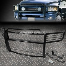 FOR 02-05 DODGE RAM 1500-3500 BLACK COATED MILD STEEL FRONT BUMPER GRILL GUARD picture