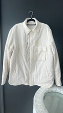 Helmut Lang Mens Cream Color  Padded Cotton Jacket, Size M picture