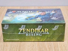 MTG: Magic The Gathering Zendikar Rising: Draft Booster Box + Box Topper Sealed picture