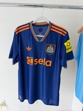 adidas Originals Newcastle United 2025/26 Third Authentic Jersey Men Large Blue picture