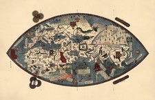 Genoese World Map 1457 1912 picture