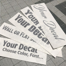 Custom Personalized Vinyl Lettering Name Decal Sticker Kitchen Wall Appliances picture