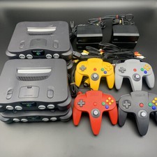 Nintendo 64 N64 Black console Choice OEM controllers Used Region free picture