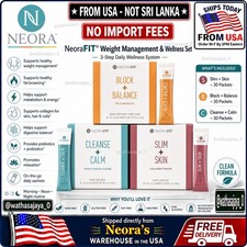 NeoraFIT Weight Management Wellness Set Slim Skin Block Cleanse 90 Packets NEW🔥 picture
