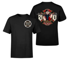 Gig Harbor Firefighter Station 51 T-Shirt, Vintage Streetwear Fire Department Te picture