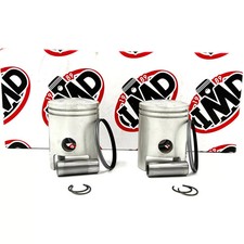 Yamaha AS3 YAS3 307-1163X Piston Kits (2) NEW / +1.25mm / 44.25mm picture