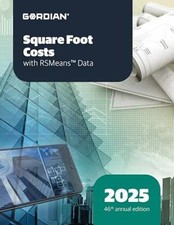 Square Foot Costs with RSMeans Data 2025 - Paperback, by RSMeans - Very Good picture