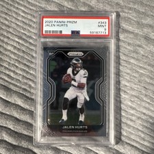Panini 2020 Prizm Jalen Hurts Eagles RC Base Set #343 PSA 9 59167713 picture