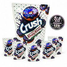 1lb Mylar Bag Plus 128 Matching 3.5g Blueberry Design Bags Bundle picture