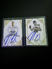 Nick Diaz UFC Auto 2 Card Lot  picture