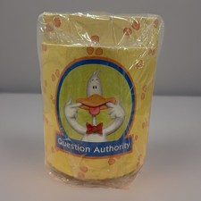 1990s Sitting Ducks Question Authority Novelty Desk Pencil Holder Vtg Quirky NIP picture