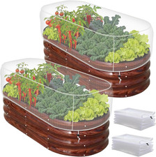 2 PCS Garden Netting for Raised Beds 4X8 FT Pest Barrier Screen picture