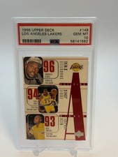 1996 Upper Deck #148 Los Angeles Lakers Building A Winner Kobe Shaq PSA 10 GEM  picture