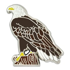 PinMart's American Bald Eagle Animal Enamel Lapel Pin picture