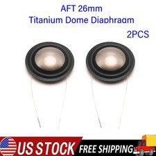 2 AFT 26mm Titanium Dome Diaphragm for B&W 683, 684, 685 Tweeter HF00655, 8Ohms picture