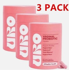 3 PACK URO O Positiv Vaginal Probiotics for Women pH Balance w/ Prebiotic 180 ct picture