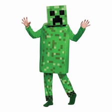 Disguise Boys' Deluxe Minecraft Creeper Costume - Size 10-12 picture