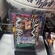 Panini 80s Pop Culture Bill Laimbeer Detroit Pistons Auto 2024 #96 picture