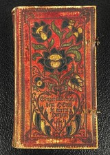 1700s Decorative Vellum, Lutheran Song Book German Hymnal Germany picture