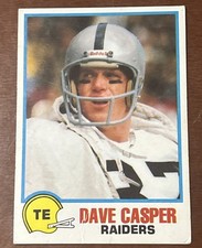 1978 Topps Holsum Dave Casper Oakland Raiders #24 picture
