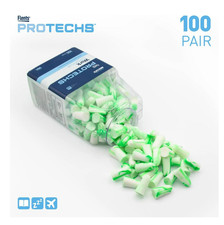 Flents Protechs Work Ear Plugs, NRR 33, Green, 90 pairs picture