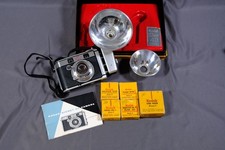 Vintage Kodak Signet 40 35mm Camera Outfit Boxed Manual Flash Filters picture