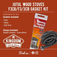 Jotul Wood Stove  F3CB / F3 / 3CB Gasket Kit *FREE Shipping* picture