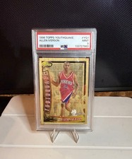 1996-97 Topps - Youthquake Allen Iverson #YQ1 PSA 9 Rookie Card 76ers 🔥 picture