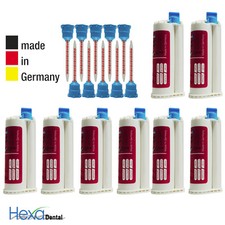 Hexa Dental German made Crown & Bridge Material w/ 10 mixing Tips 1:10 Temp C&B picture