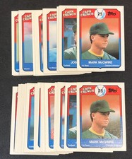 (2)x 1989 CAP'N CRUNCH Cereal Topps Baseball Food Issue Trading Card Sets RARE picture