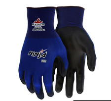 Med/8 MCR SAFETY NINJA LITE POLYURETHANE COATED WORK GLOVES (1 DOZEN/12 PAIR) M picture