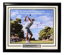 Bryson DeChambeau Signed Framed 16x20 LIV Golf Photo Steiner CX picture
