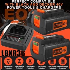 40V 2.0Ah for Black Decker 40 Volt Max Lithium Battery / Charger LBXR36 LBX2040 picture