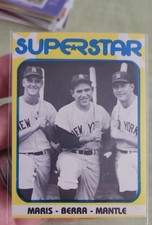 1980 TCMA Superstars - Mickey Mantle, Yogi Berra, Roger Maris #7 picture