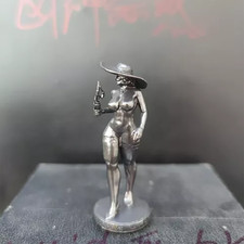 Black Solid Bronze Nude Noble Lady Handicraft Statue Model Realistic Body Art picture