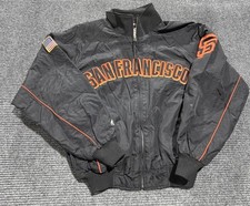 Vintage Majestic San Francisco Giants Dugout Jacket Small Rare Men’s Black 1461 picture