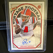 Onyx Authenticated 2023 Onyx Vintage Jer'zhan Newton RC Auto #OAJN Illini picture