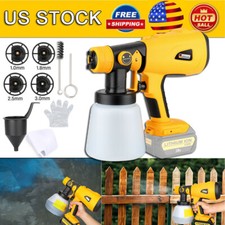 Cordless High Pressure Spray Gun Airless Paint Sprayer For Dewalt 20V Battery US picture