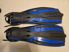 Oceanic Viper 2 Scuba Fins Open Heel Adjustable - BlackBlue Size XL picture