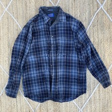 Vintage Beautifully Distressed Pendleton Made In USA As Is Vintage Wool picture
