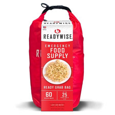 ReadyWise Emergency Food Supply Grab Bag 124 Servings Survival Food Storage Kit picture