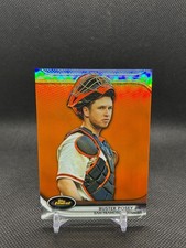 Buster Posey 2012 Topps Finest #53 Orange Refractor /99 San Francisco Giants picture
