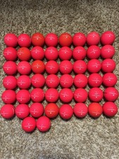 50 Mint Maxfli Red Matte Finish Golf Balls  picture