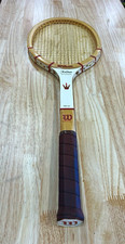 Vintage Wilson Jack Kramer Autograph Wood Tennis Racket 4 3/8 L Speed Flex USA picture