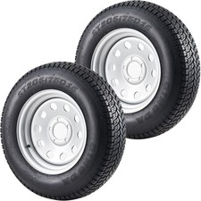2Pc Trailer Wheels ST205/75D15 Tires 15