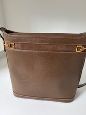 Pelletteria Artigiana Leather Shoulder Bag | Two-Tone Made in Italy picture