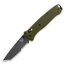 Benchmade 537SGY-1 Bailout® Green Aluminum Handle M4 Steel Folding Knife picture
