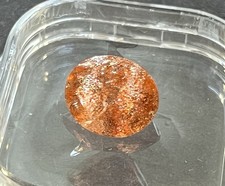 Natural Oregon Sunstone 4.45 Ct Oval Orange Sparkling Loose Gemstone picture