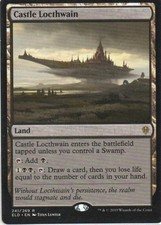 MTG: Throne of Eldraine: Castle Locthwain: Lightly Played Condition picture