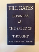 Bill Gates Business @ Speed of Thought 1999 1st Printing HC DJ Excellent picture